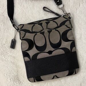 COACH Crossbody Black and Gray